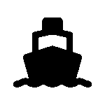 İMA-Denizcilik-İnşaat-Kiyi-Liman-Ikon-Siyah